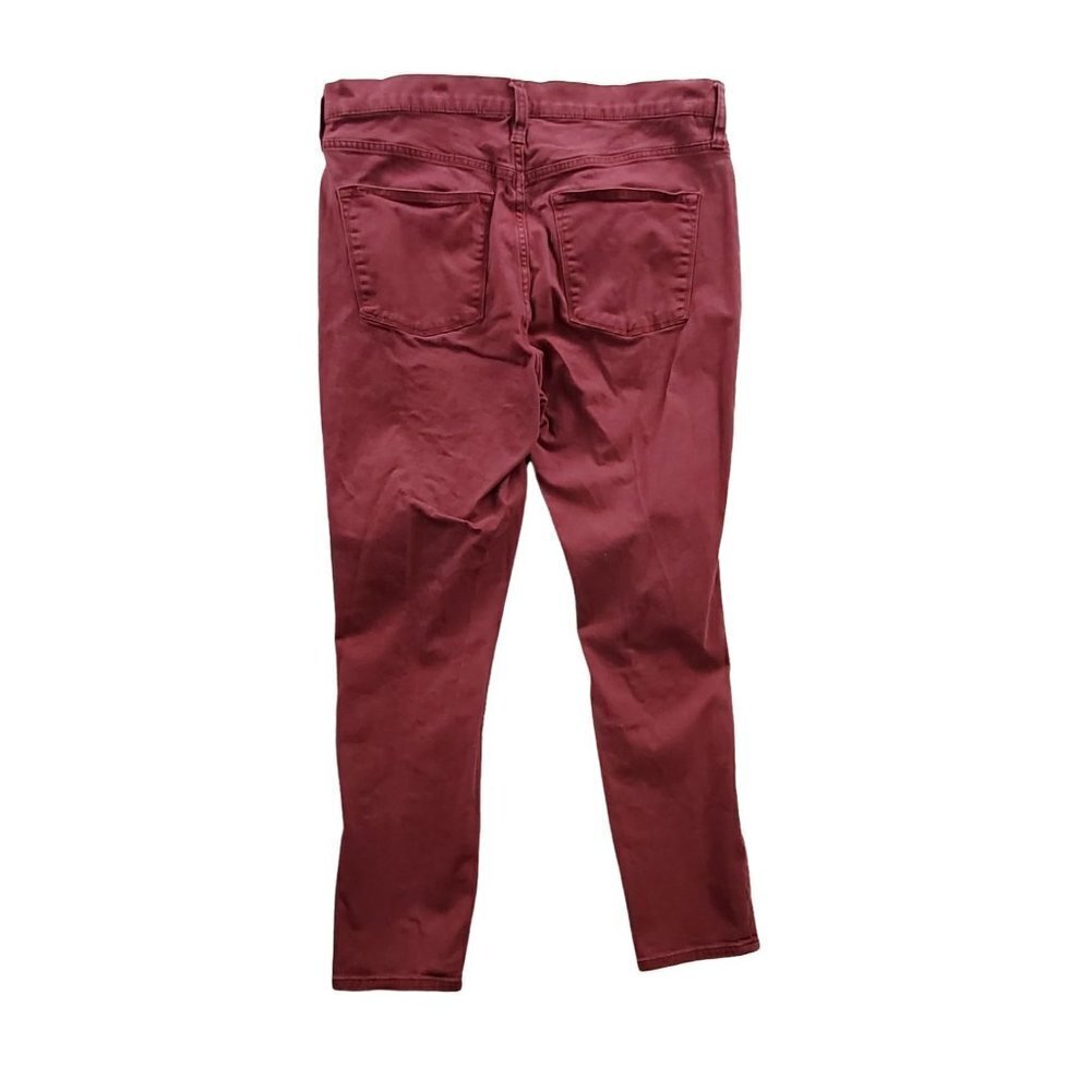J. Crew mercantile size 31 Skinny Leg Dark Pink Twill Pants - Picture 2 of 10